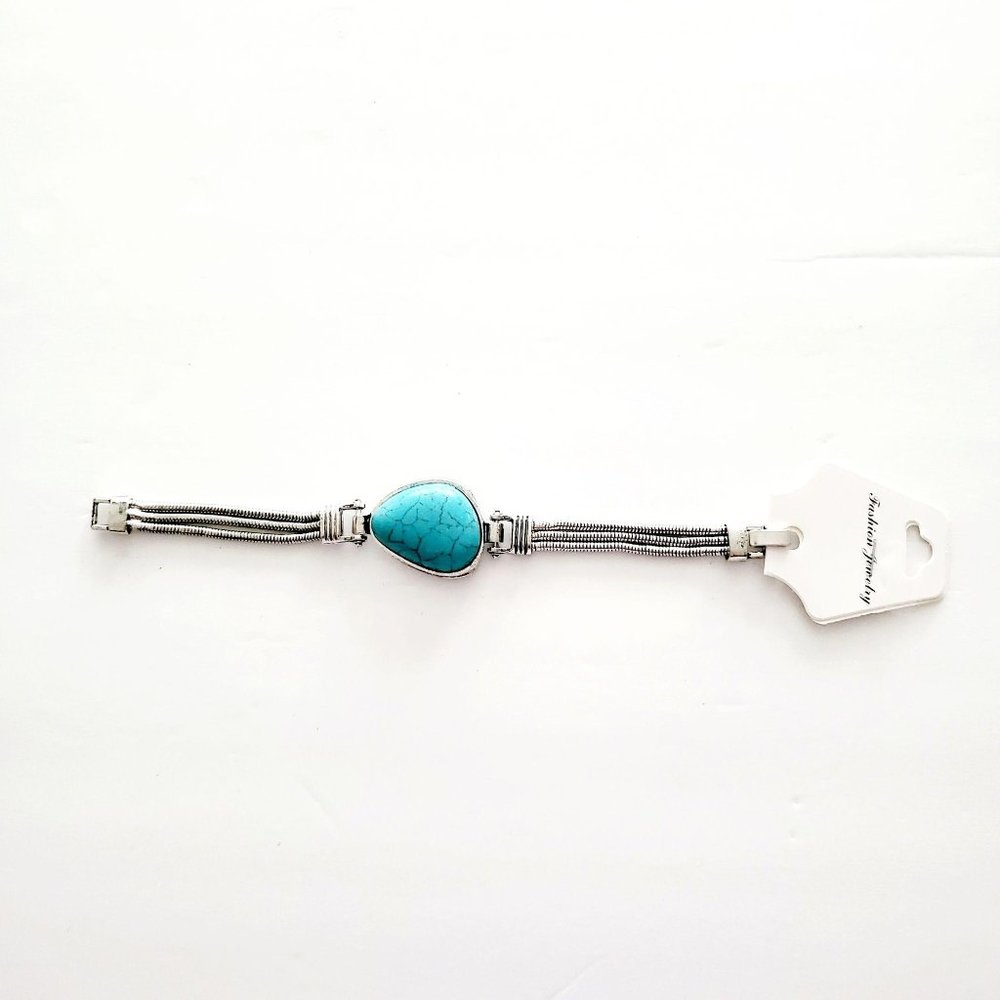 Women’s Fashion Jewelry Silver Turquoise Bracelets‎